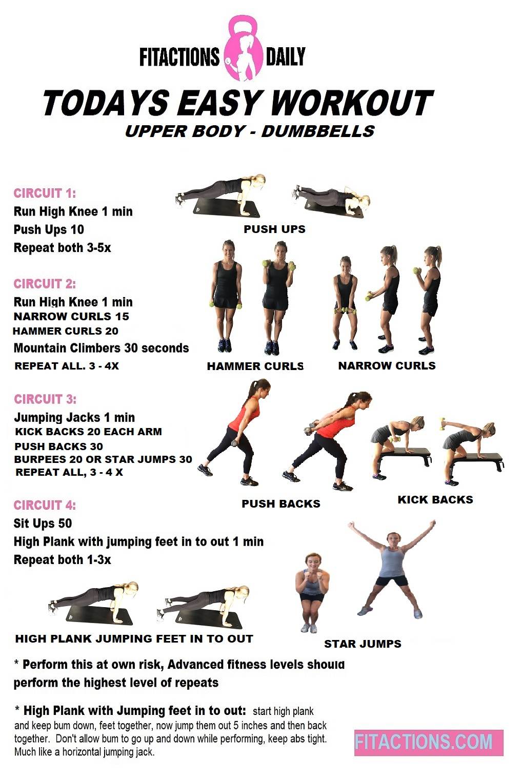 DYNAMIC UPPER BODY WORKOUT FOR WOMEN l FITACTIONS