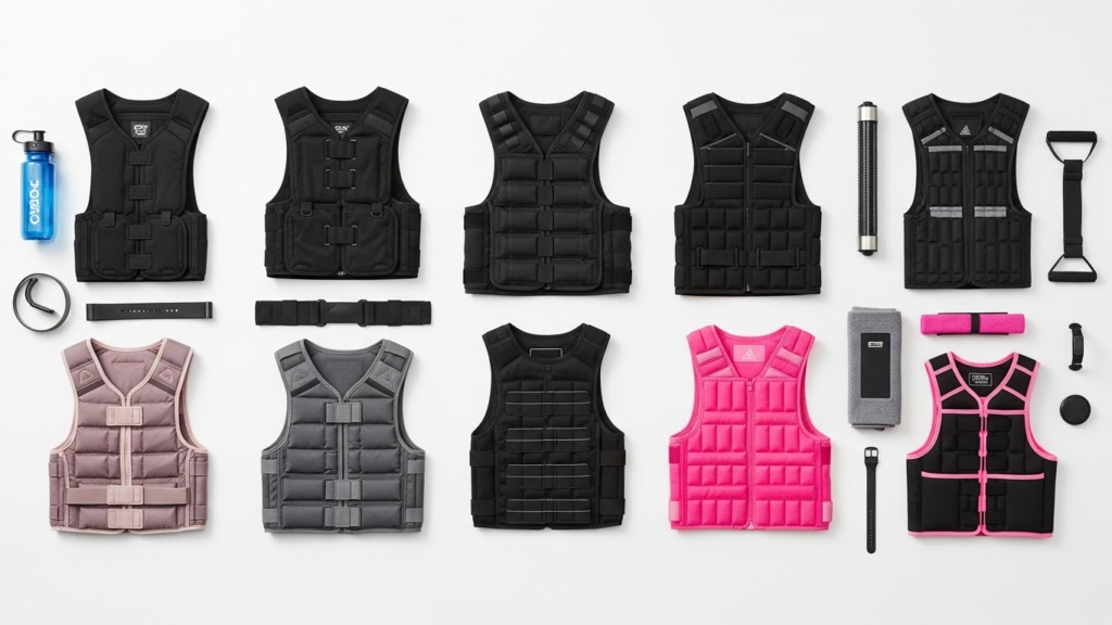 Top 10 women’s weighted vests in various styles and colors
