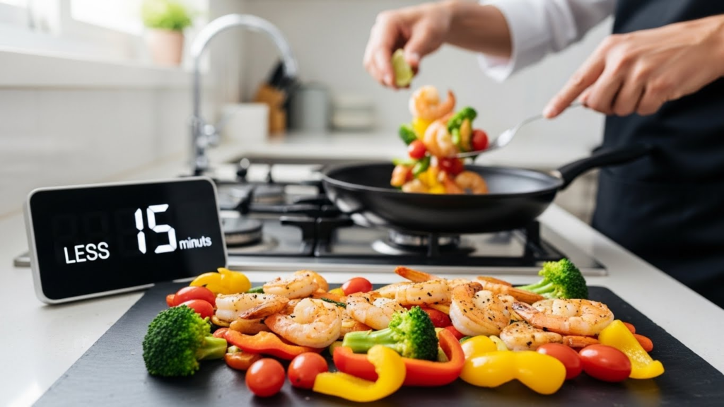 Easy Cilantro Garlic Shrimp Recipe